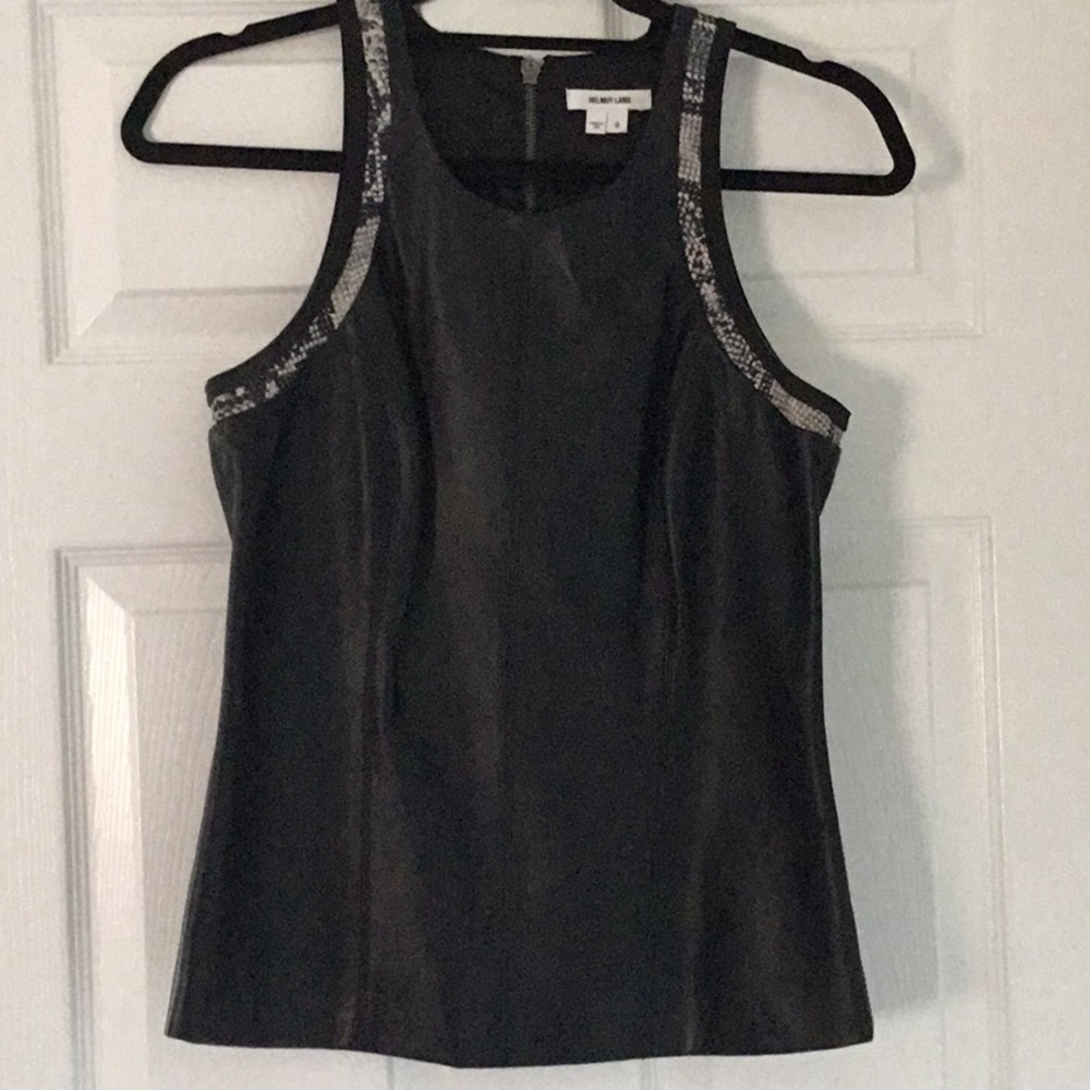Helmut Lang - Leather Top